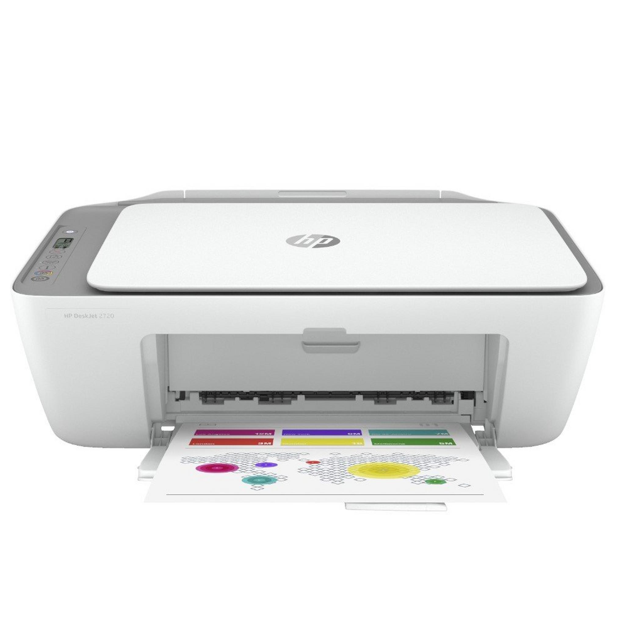 HP DeskJet 2720 All-in-One Printer - White