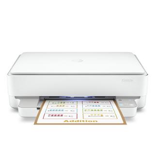 Buy Hp deskjet plus ink advantage 6075 all-in-one printer, 5se22c - white in Kuwait