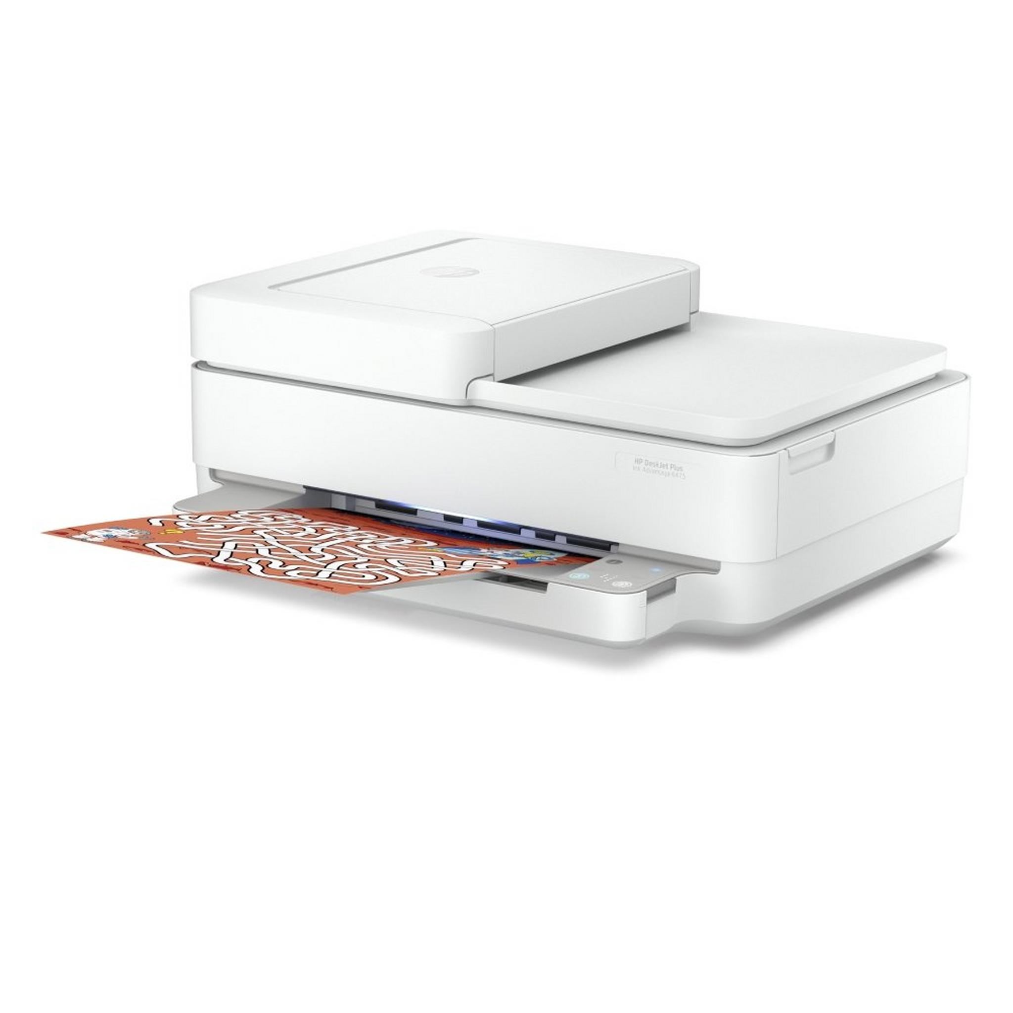 HP DeskJet Plus Ink Advantage 6475 All-in-One Printer, 5SD78C - White