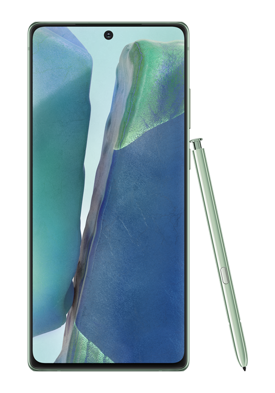 هاتف سامسونج جالكسي نوت 20 - (5G) - بسعة 256 جيجابايت - أخضر