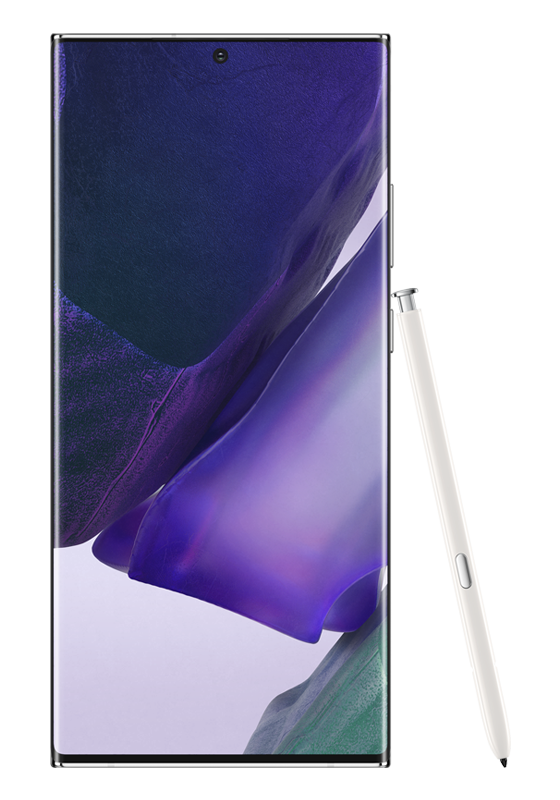 هاتف سامسونج نوت 20 الترا (5G) بسعة 256 جيجا بايت - أبيض