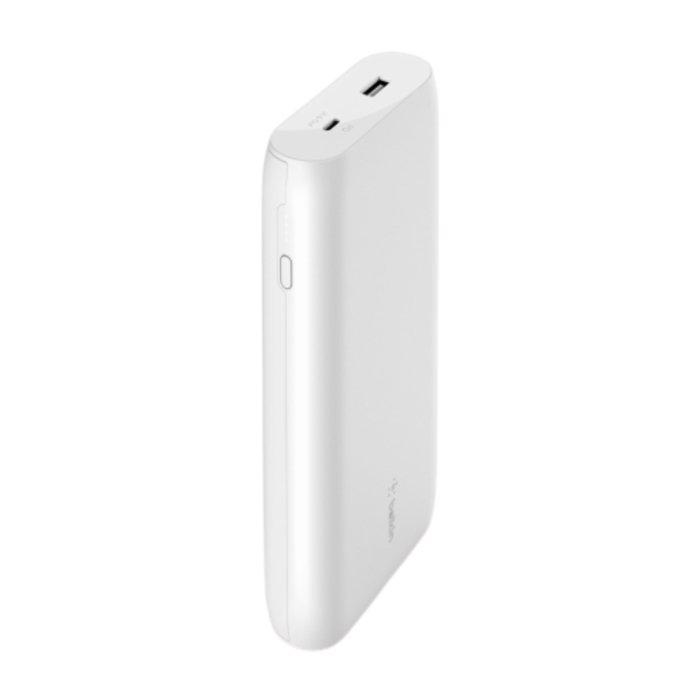 بطارية الشحن الخارجية بيلكين بسعة 20000 مللي أمبير USB-C PD - أبيض