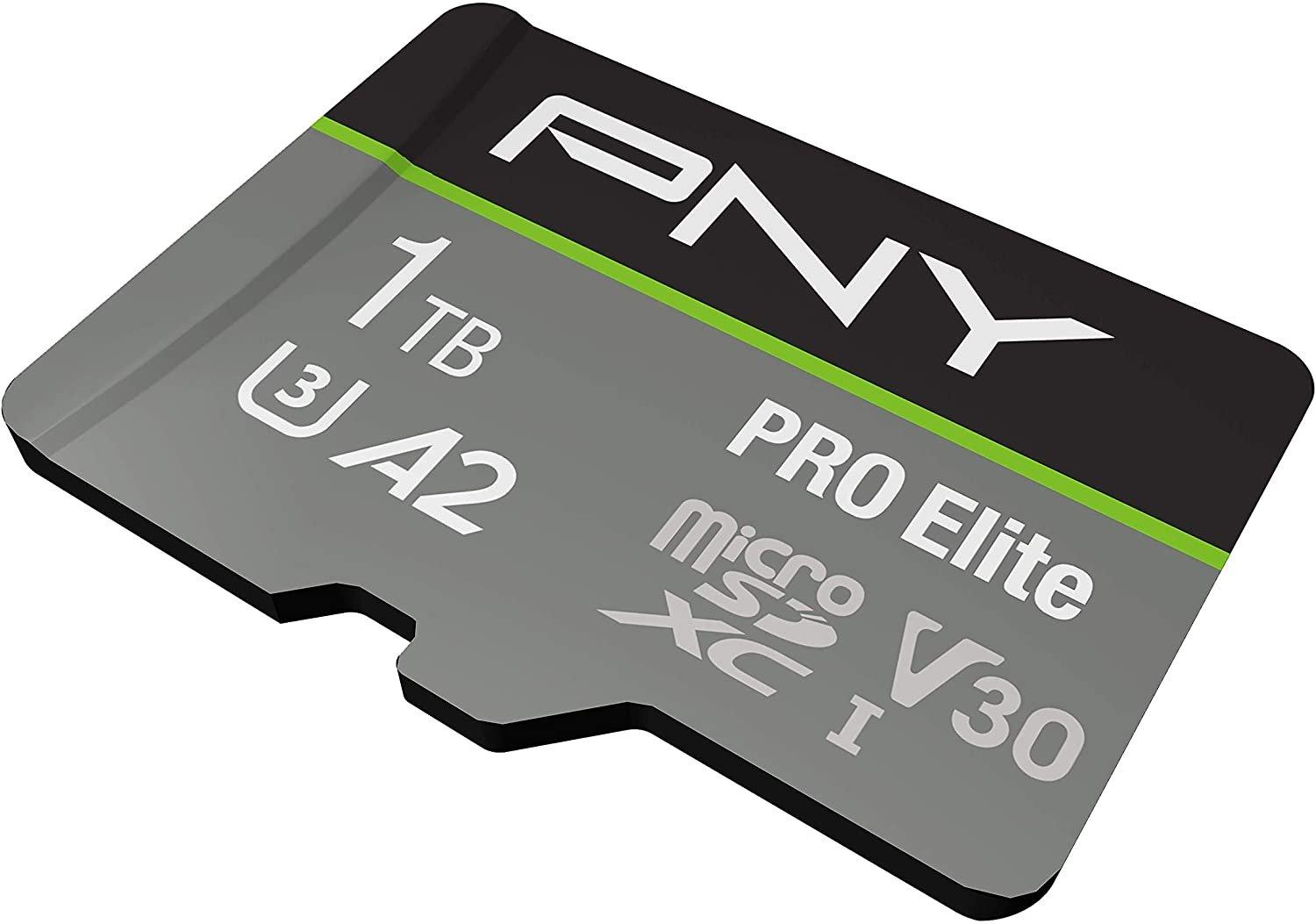 بطاقة ذاكرة برو إليت مايكرو إس دي 1 تيرابايت C10 U3 V30 من بي إن واي
