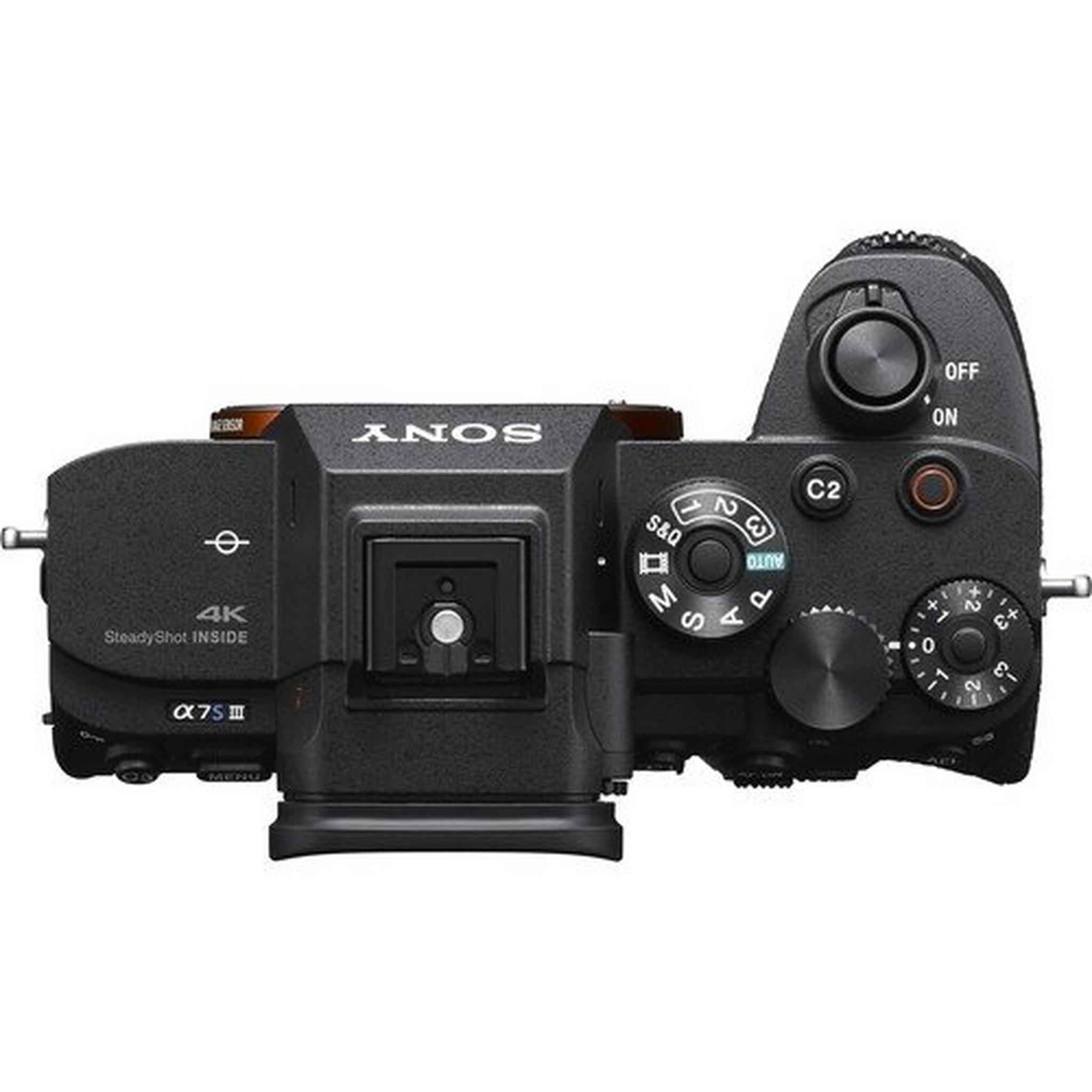 كاميرا سوني ألفا ايه7 اس III  بدون مرآه الرقمية (هيكل فقط)