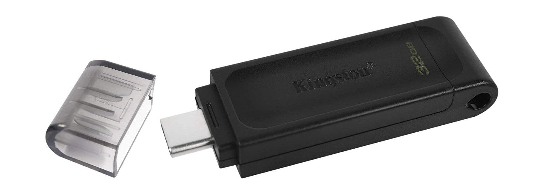 Kingston DataTraveler 70 USB 3.2 Gen 1 32GB USB-C Flash Drive