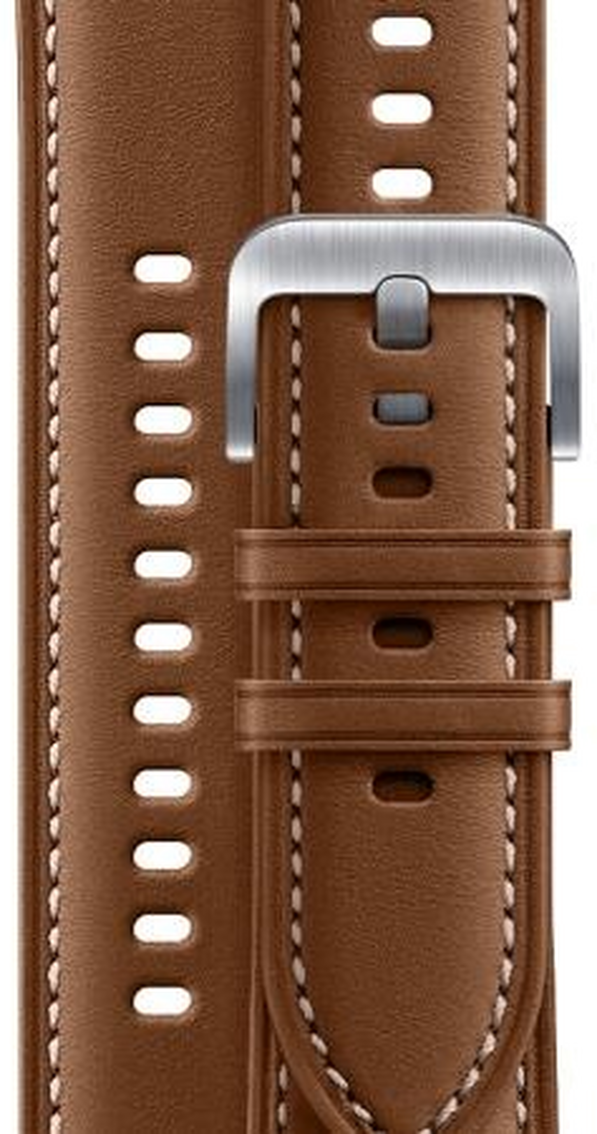 Samsung Galaxy Watch3 Stitch 45mm Leather Strap (ET-SLR84LAEGWW) - Brown