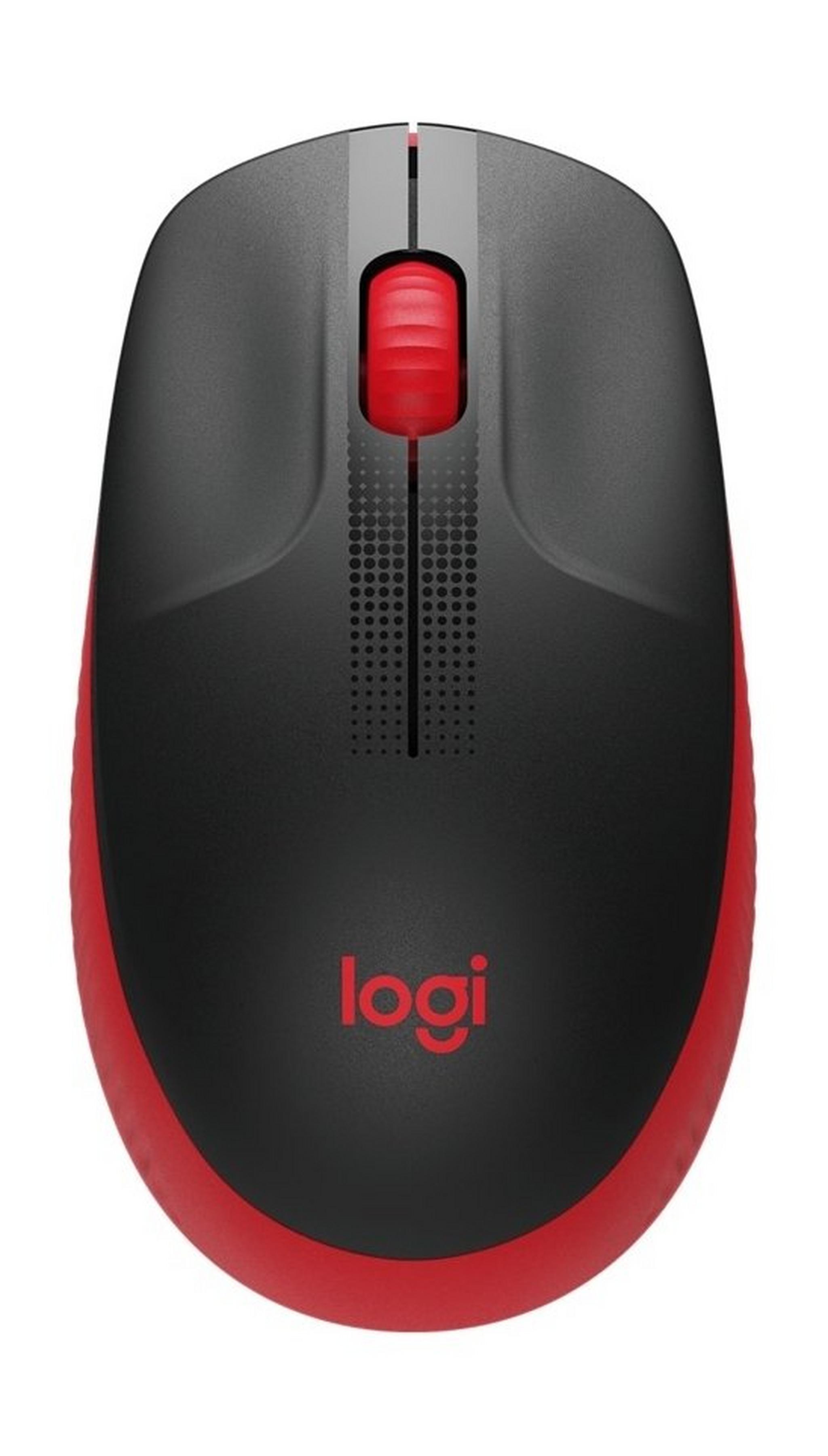 Logitech M190 Wireless Mouse (910-005908) - Red
