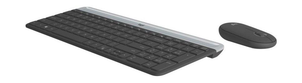 لوجيتك MK470 لوحة مفاتيح وماوس لاسلكية رفيعة - (920-009204)