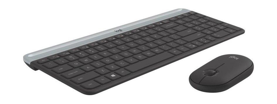 لوجيتك MK470 لوحة مفاتيح وماوس لاسلكية رفيعة - (920-009204)