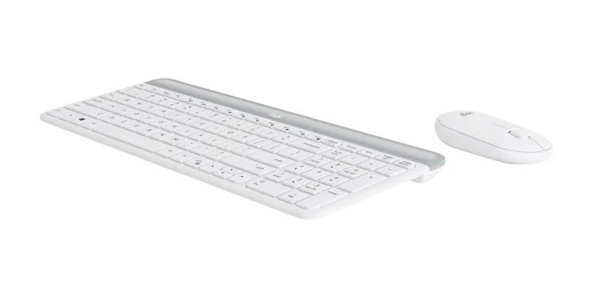 Logitech M750 Slim Keyboard & Mouse Combo - Off-White
