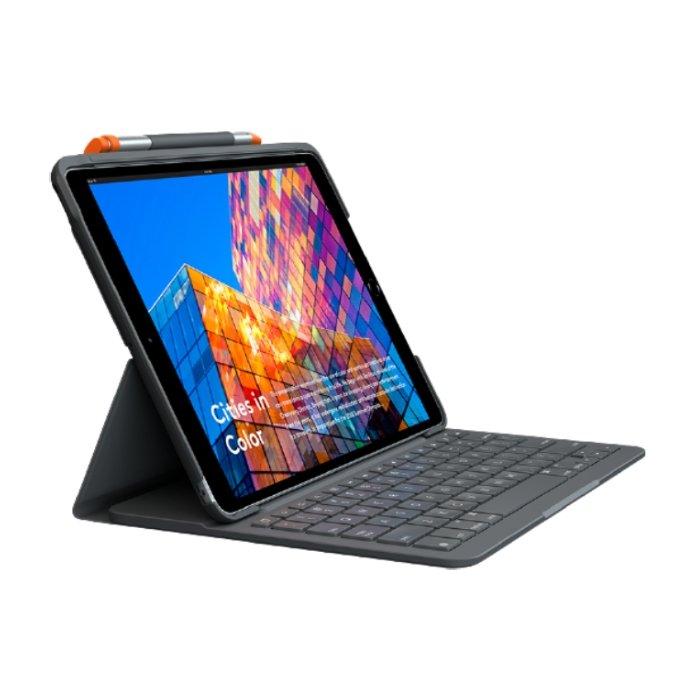 Logitech iPad Air (3rd Gen) Slim Folio Bluetooth Keyboard Case - English / Arabic - Graphite