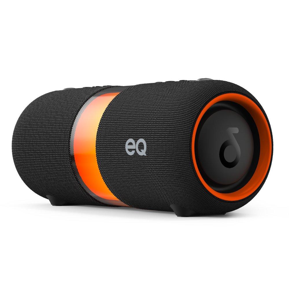 EQ E3 Portable Speaker, Bluetooth 5.3, 80 Watt - Black & Orange