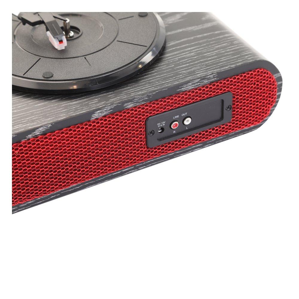 مشغل الاسطوانات BT/AM/FM ريترو 3 سرعات من اي كيو