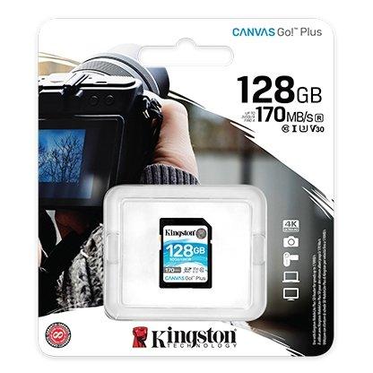 Kingston Go Memory Card 128GB SDXC CGP UHS-I Plus SD
