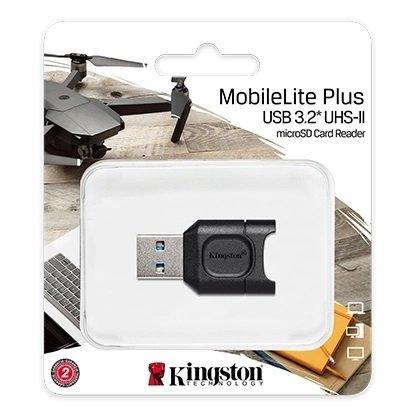 Kingston MobileLite Plus USB 3.2 UHS-II MicroSD Card Reader