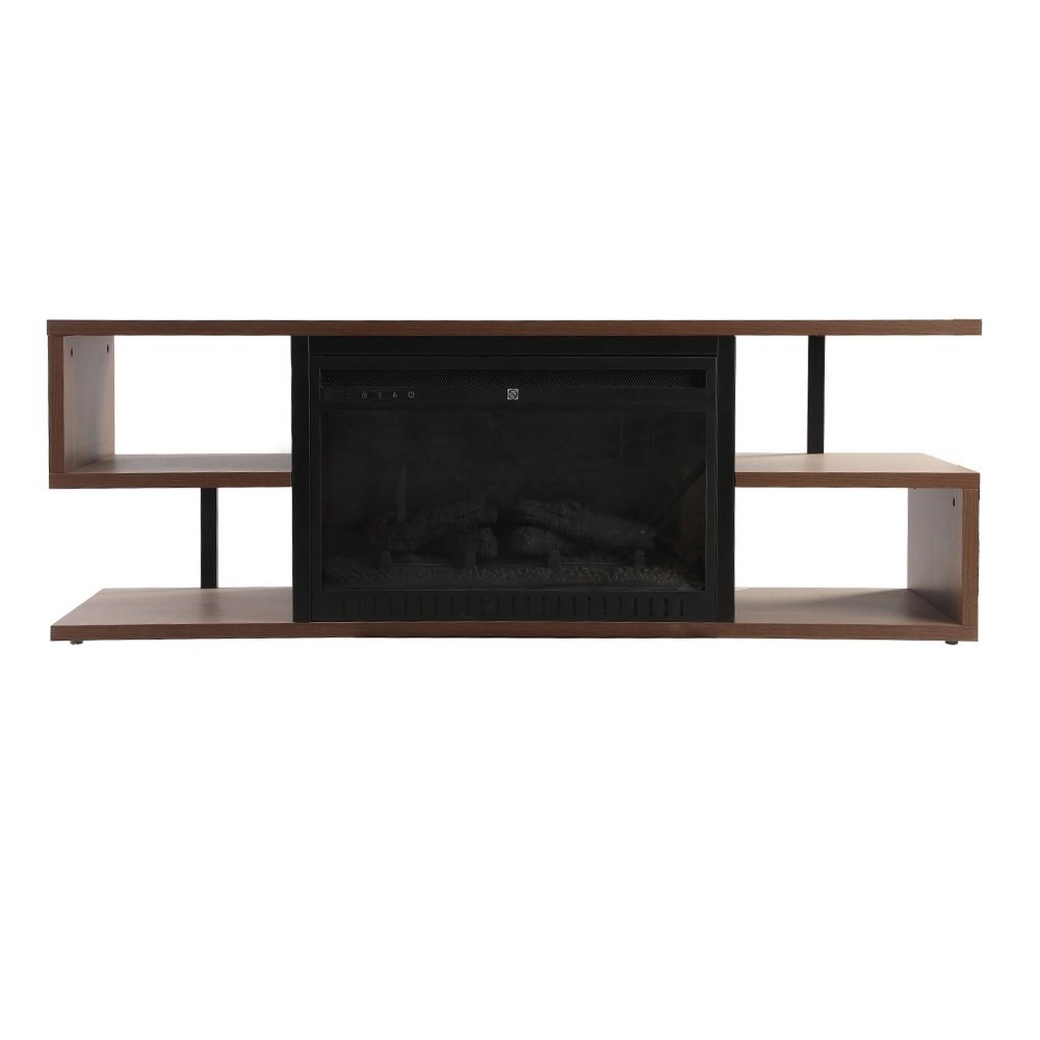Wansa TV Stand with Fireplace, Up To 55-Inch, 60 Kg Loading Capacity, A510-8