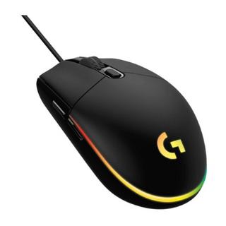 Buy Logitech g203 lightsync wired gaming mouse - black in Kuwait
