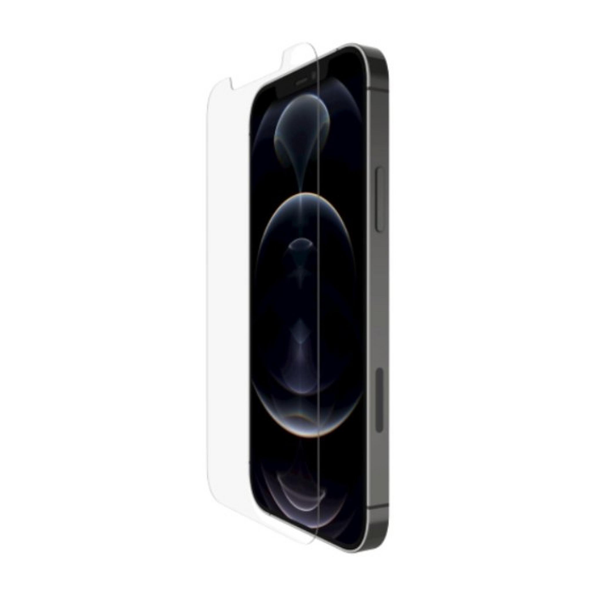 Belkin ScreenForce UltraGlass Anti-Microbrial iPhone 12 Pro Screen Protector - Clear