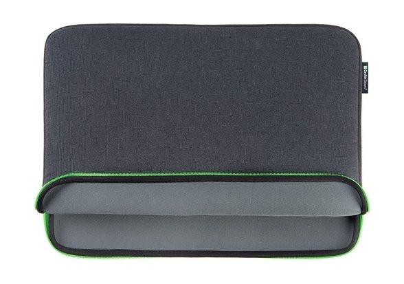 Gecko Universal Zipper Sleeve 17'' Laptop Cover - Dark Grey