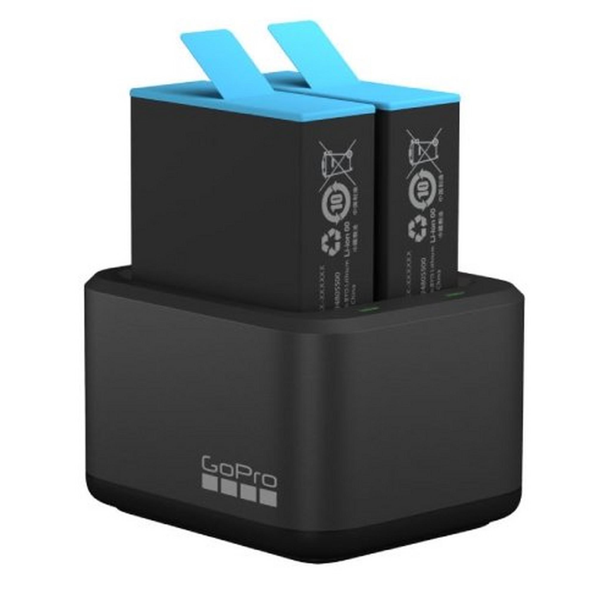 GoPro Hero9 Black Dual Battery Charger + Spare Battery