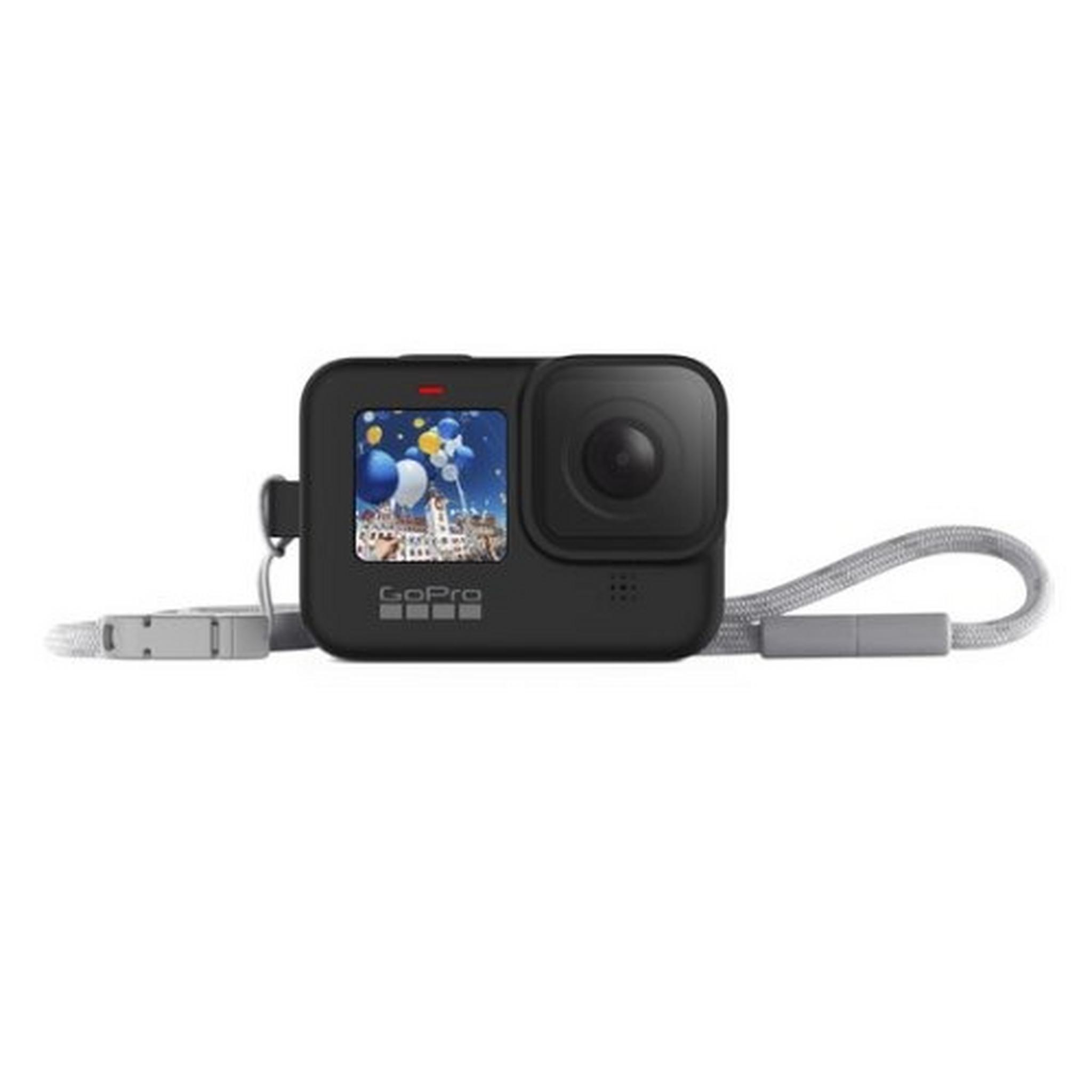 GoPro Hero9 Black Camera Sleeve + Lanyard - Black