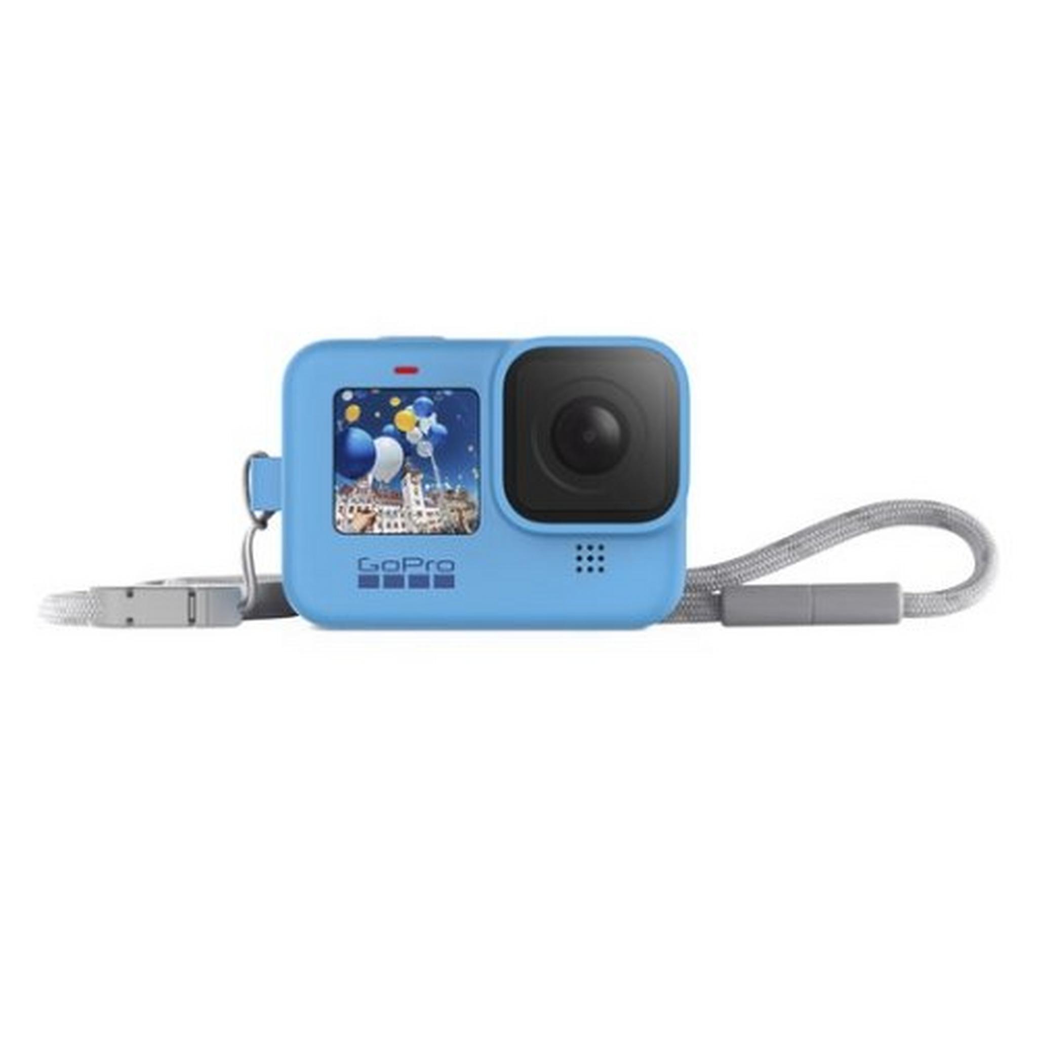 GoPro Hero9 Black Camera Sleeve + Lanyard - Blue