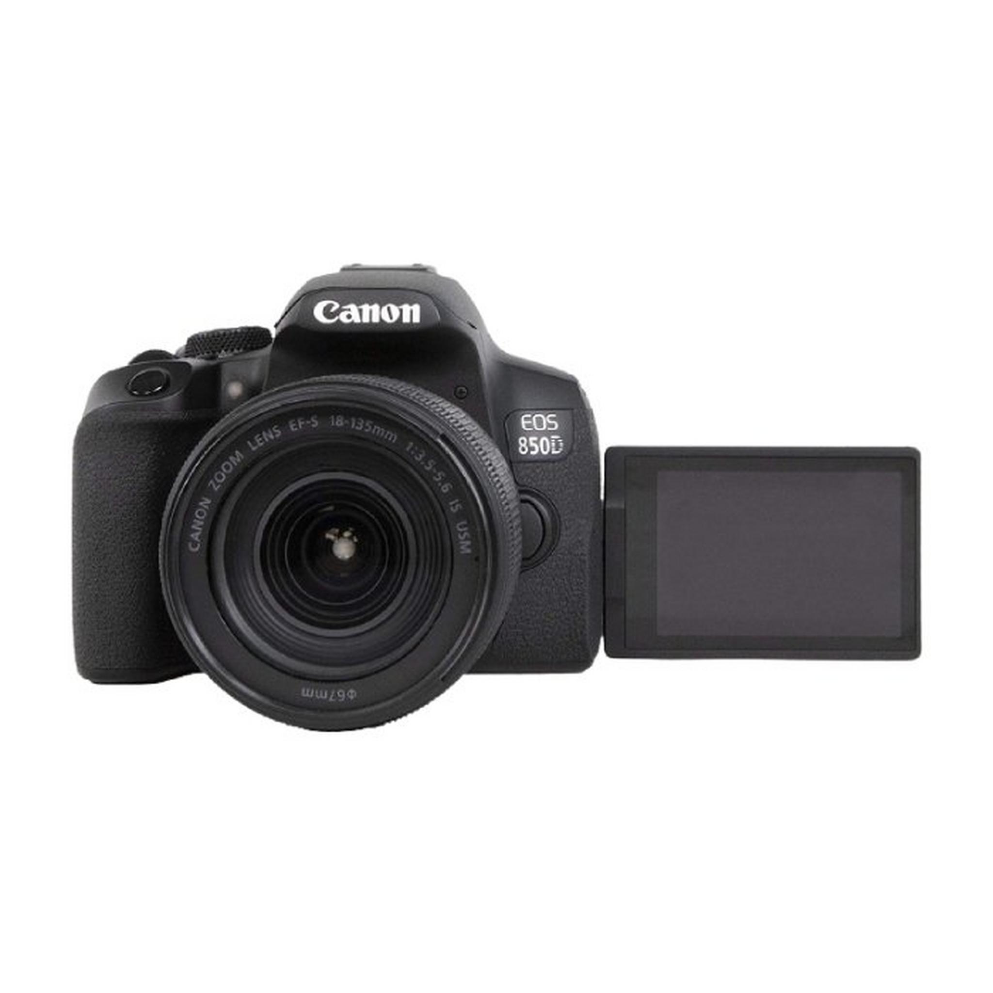 Canon EOS 850D DSLR Camera + EF-S 18-135mm f/3.5-5.6 IS USM Lens