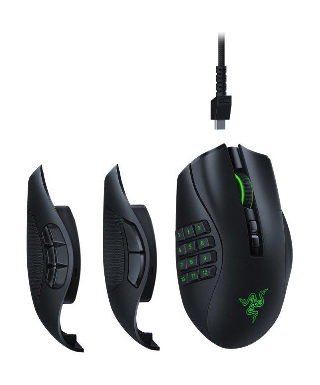 Razer Naga Pro Modular Wireless Mouse with Swappable Side Plates