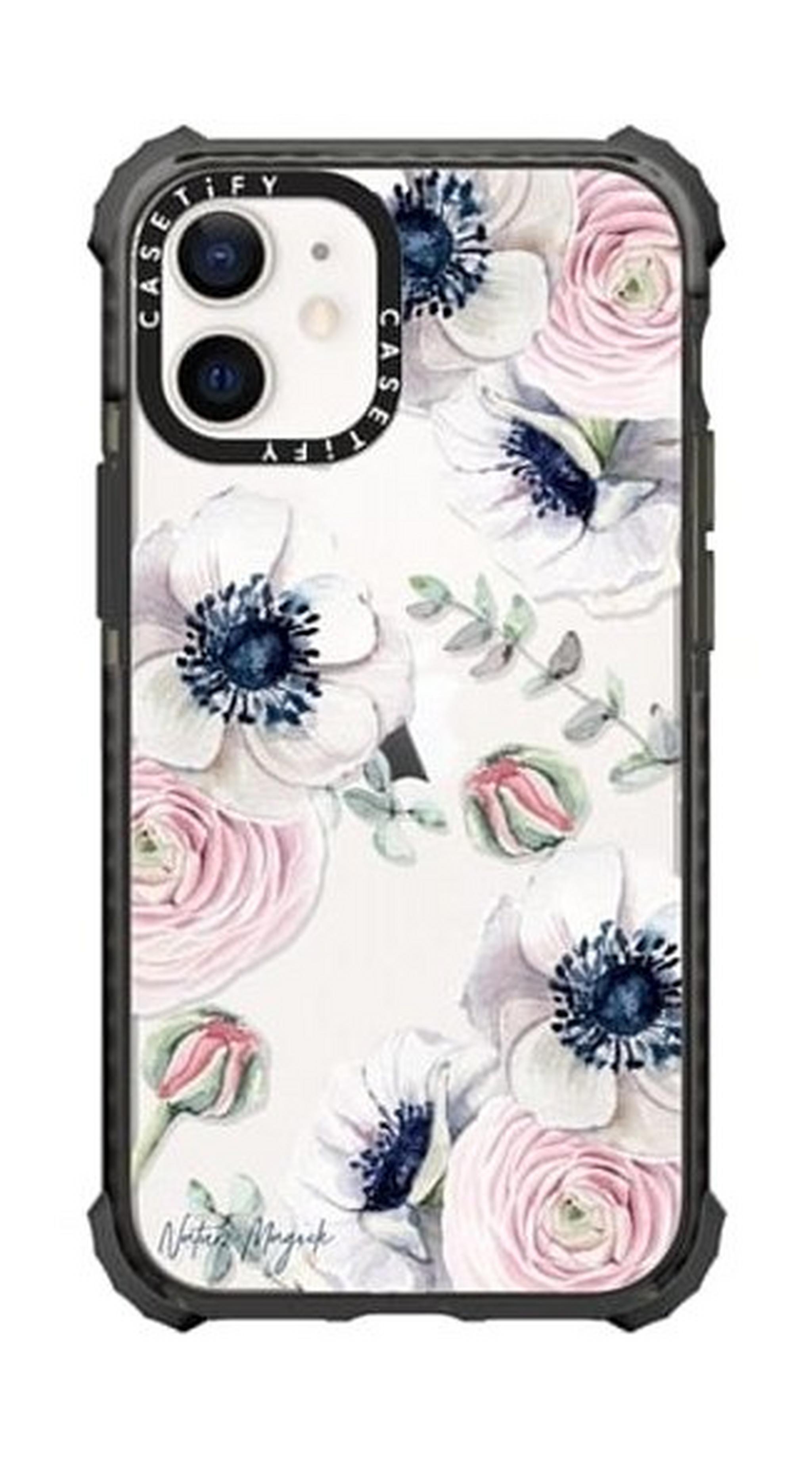 Casetify Blossom Love iPhone 12 Mini Back Case - Clear