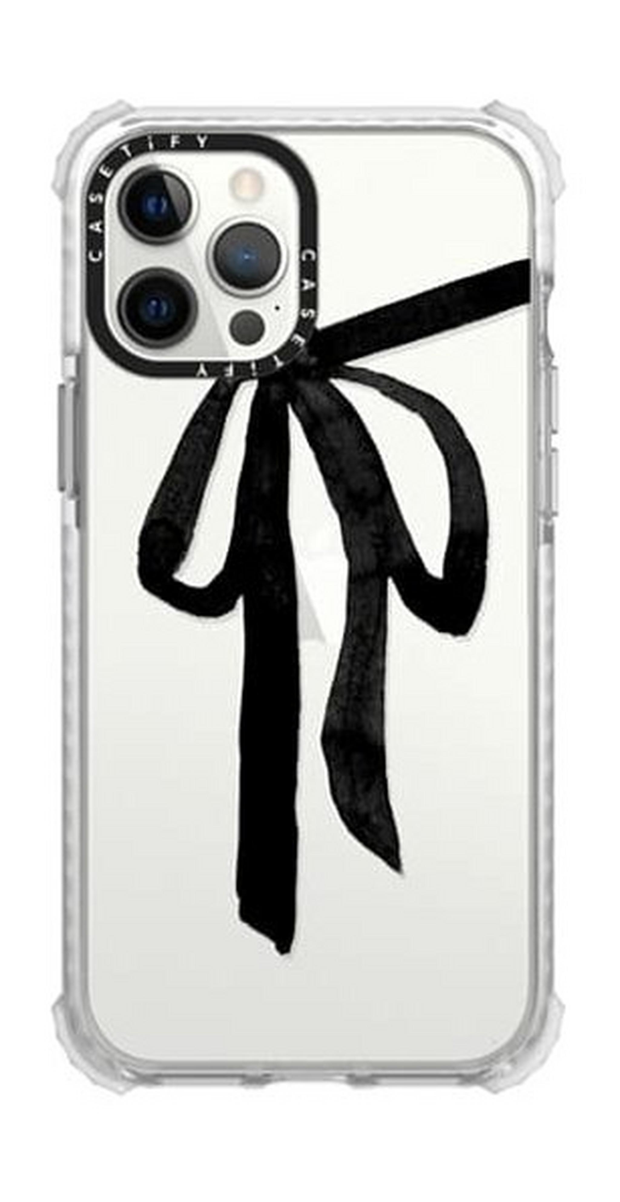 Casetify Minimal Bow iPhone 12 Pro Back Case - Clear