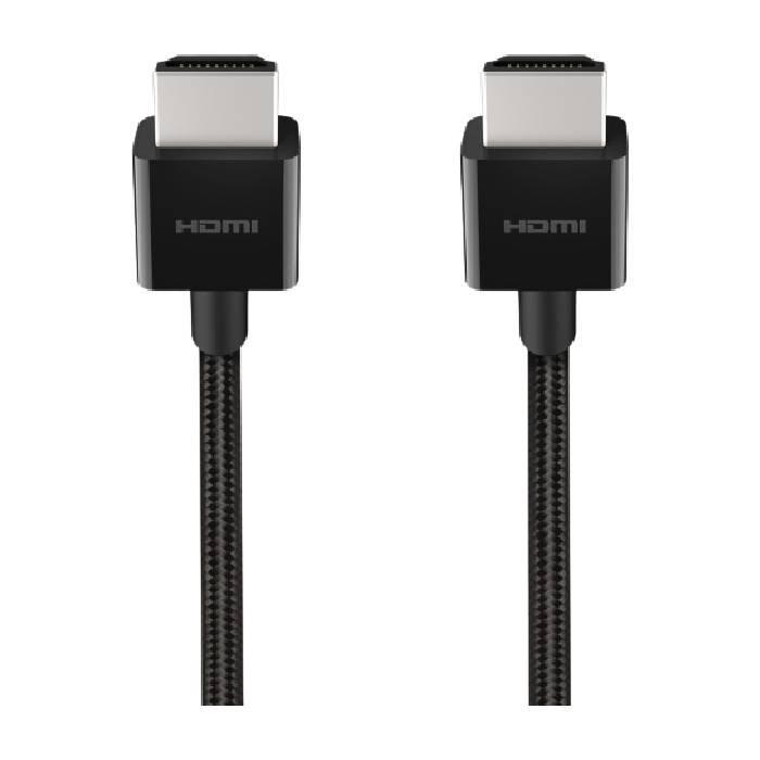 Buy Belkin ultra hd hdmi 2m braided cable - black in Kuwait