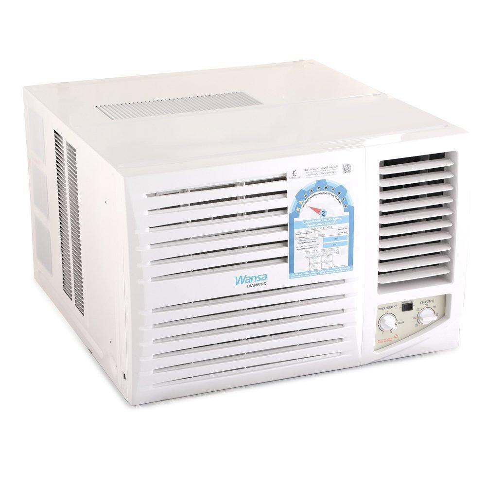 Buy Wansa diamond window ac, 17700 btu, cooling only (wwacc17cmd) - white in Kuwait