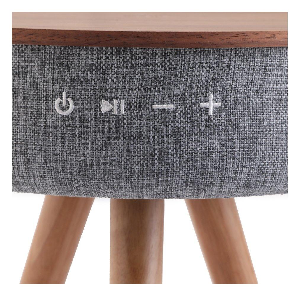 Wansa Bluetooth Table Speaker Wireless Charging - Ash