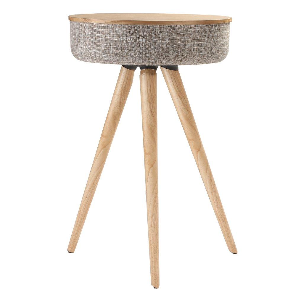 مكبر صوت بتقنية البلوتوث وشحن لاسلكي بشكل طاولة من ونسا - بيج