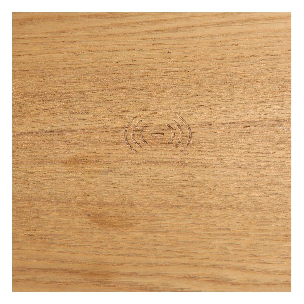 مكبر صوت بتقنية البلوتوث وشحن لاسلكي بشكل طاولة من ونسا - بيج