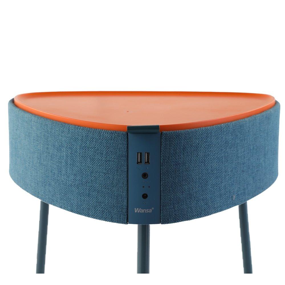 Wansa Bluetooth Table Speaker Wireless Charging - Blue