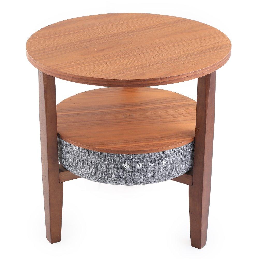 مكبر صوت بتقنية البلوتوث وشحن لاسلكي بشكل طاولة من ونسا  (BT-Z8A) - بني