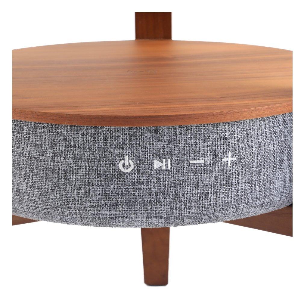 مكبر صوت بتقنية البلوتوث وشحن لاسلكي بشكل طاولة من ونسا  (BT-Z8A) - بني