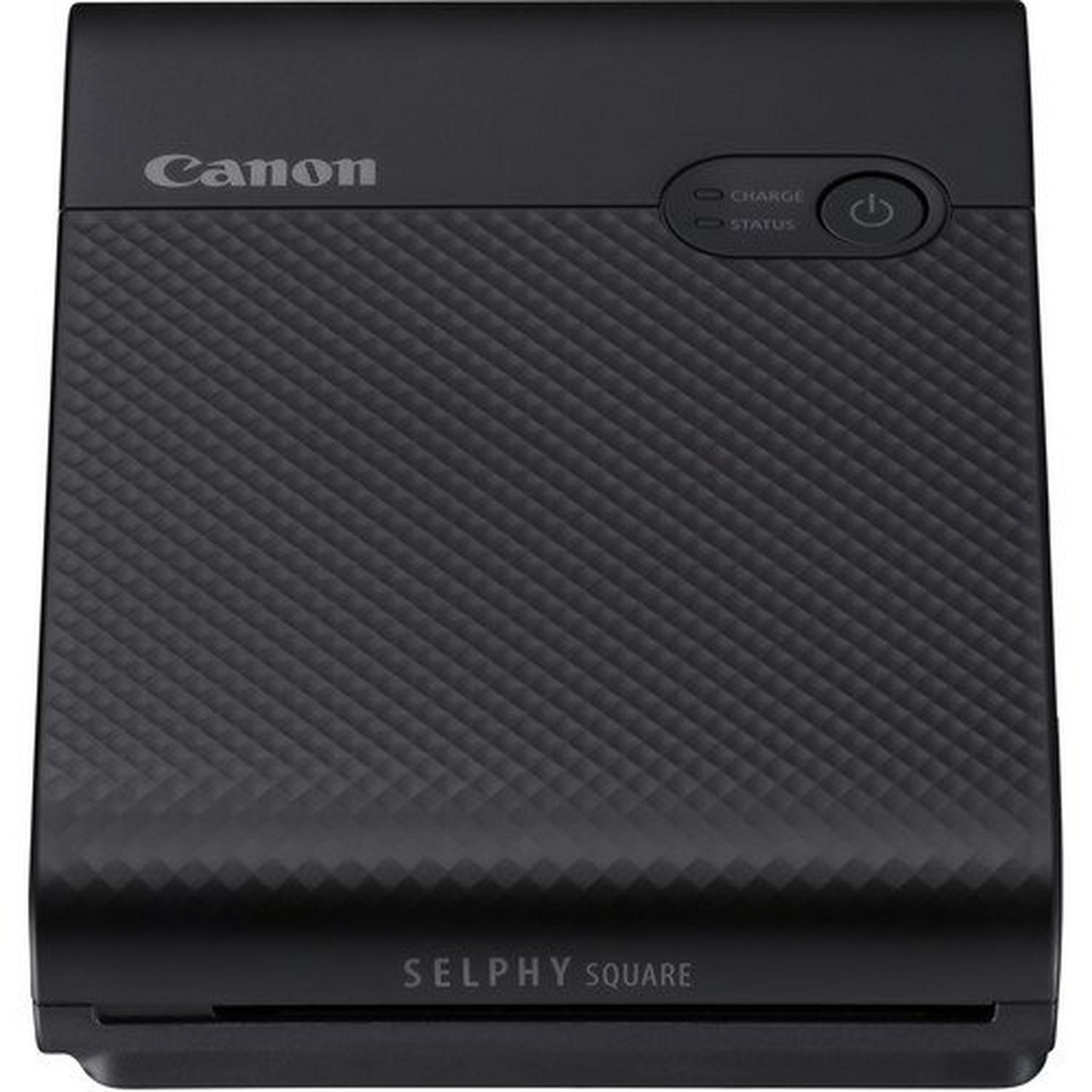 Canon Selphy Square QX10 Compact Photo Printer - Black