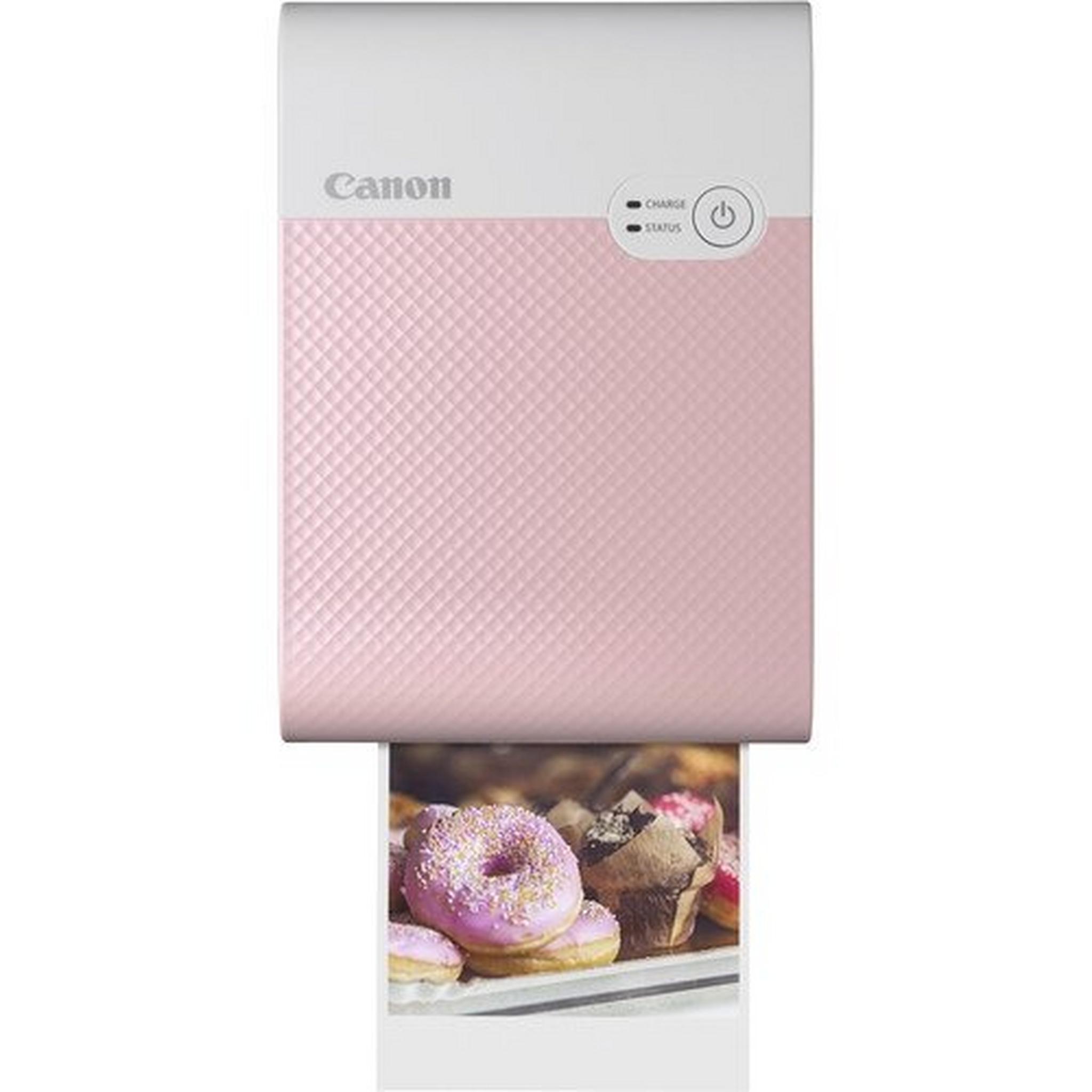 Canon Selphy Square QX10 Compact Photo Printer - Pink