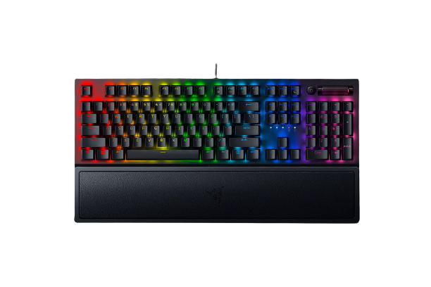 لوحة مفاتيح الألعاب ريزر بلاك ويدو V3 جرين سويتش - أسود