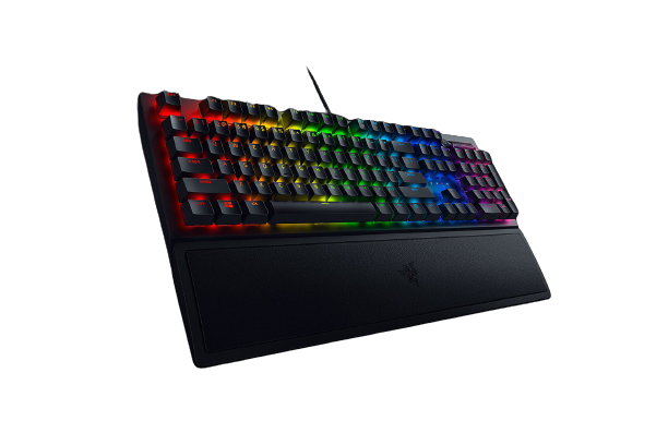 لوحة مفاتيح الألعاب ريزر بلاك ويدو V3 جرين سويتش - أسود