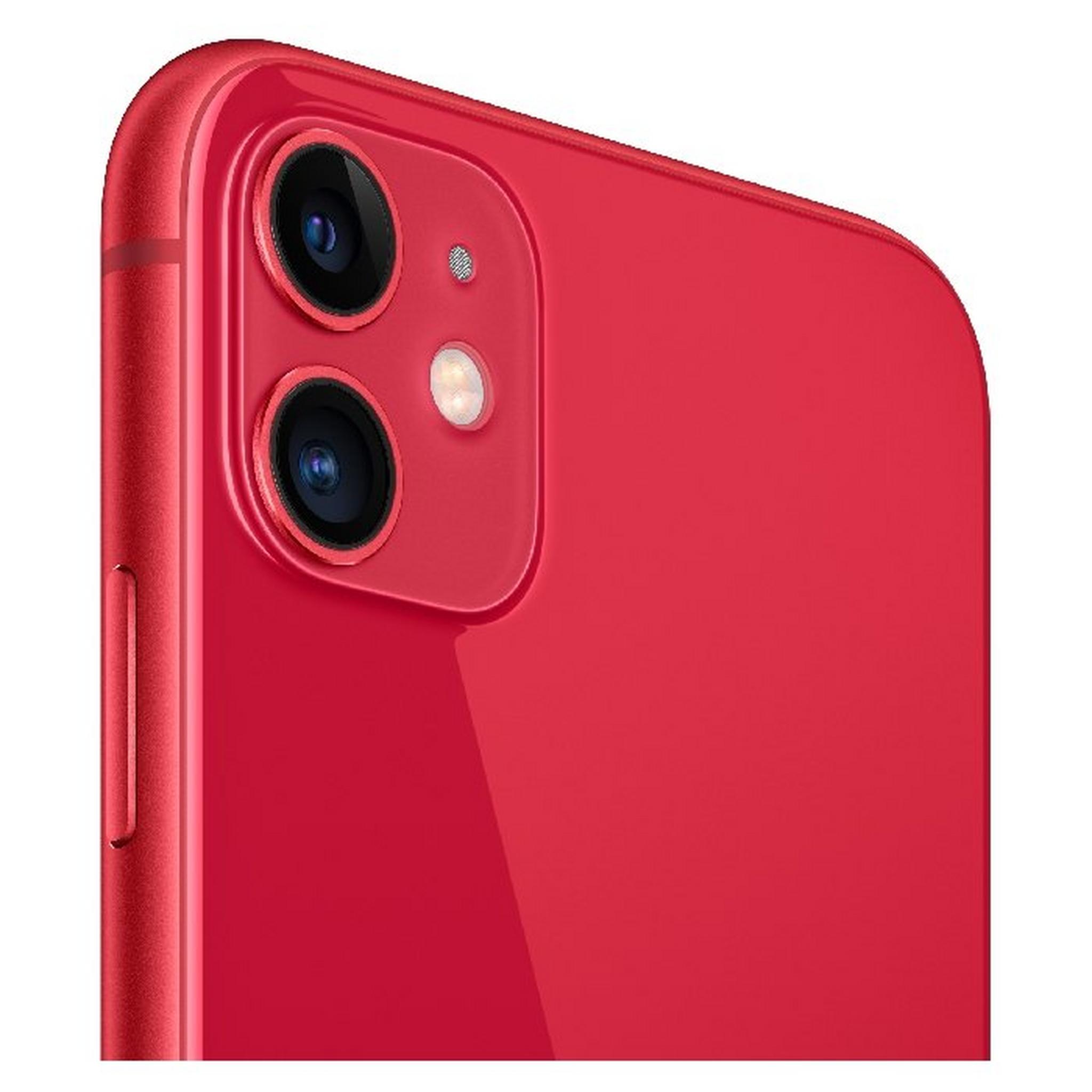 هاتف أبل أيفون 11 بسعة 64 جيجابايت - أحمر