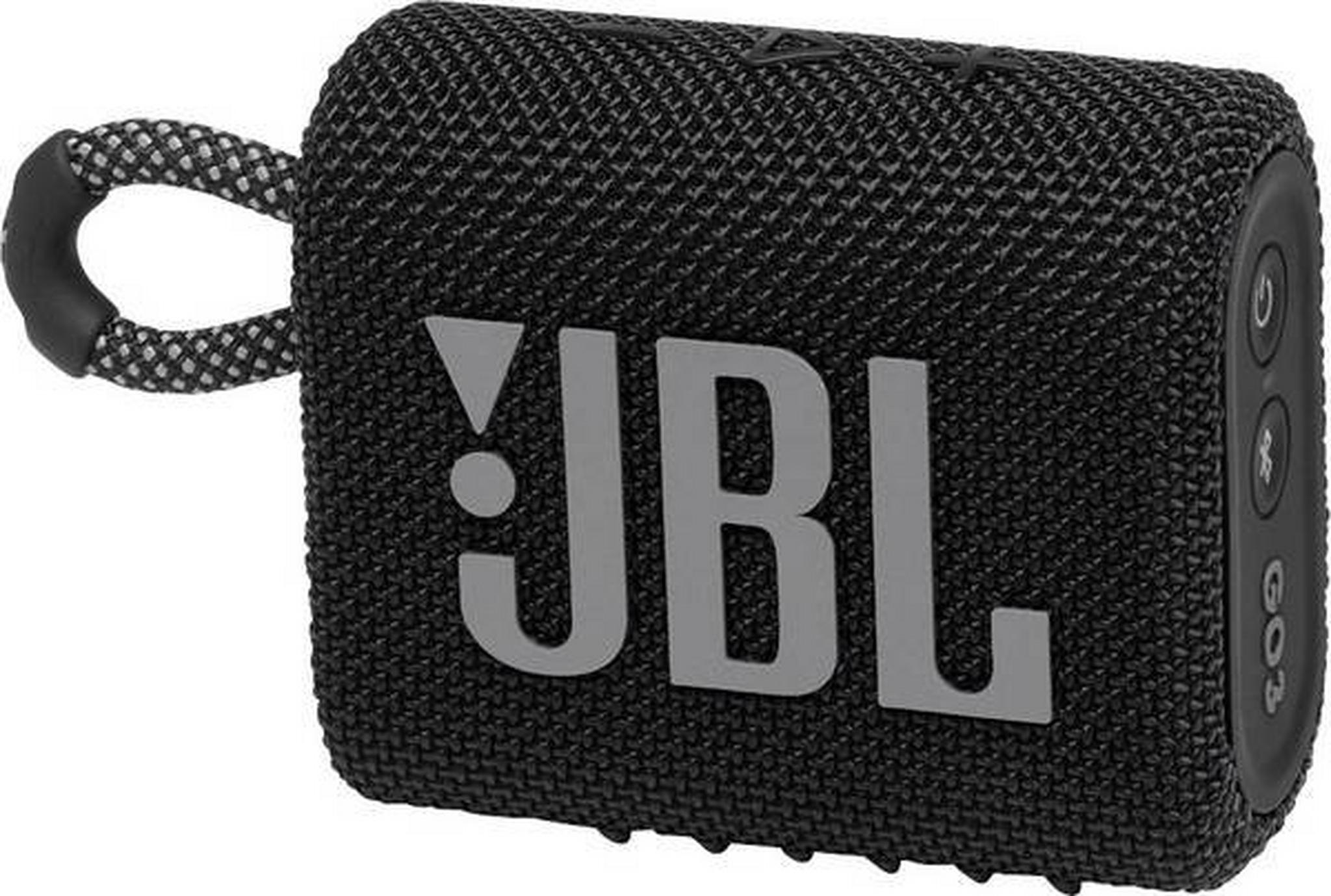 JBL Go 3 Portable Bluetooth speaker Water-proof, Dust-proof - Black