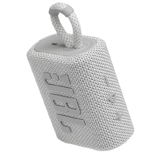 JBL Go 3 Portable Bluetooth speaker Water-proof, Dust-proof - White
