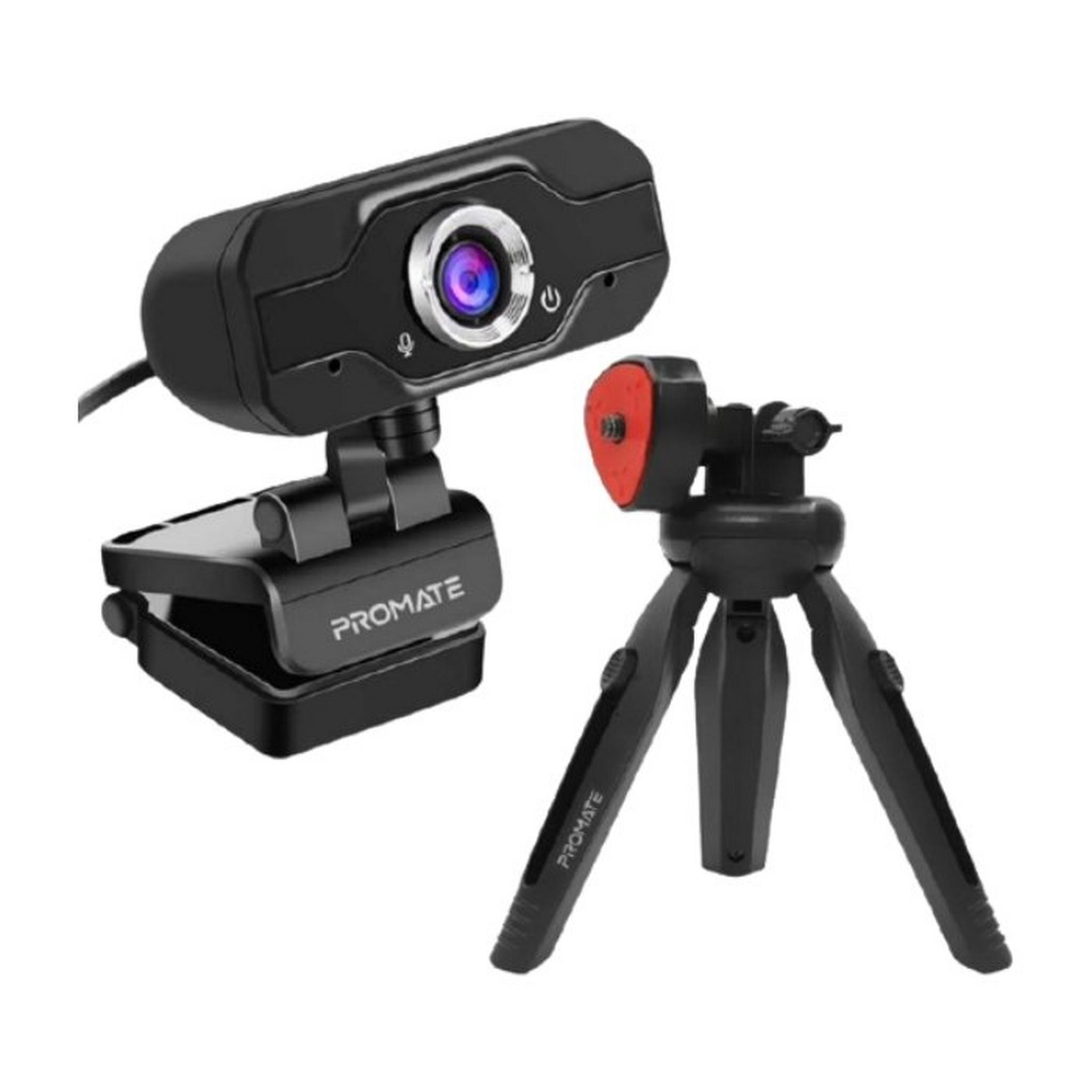 Promate Full HD USB Webcam With Tripod (ProCam-1)
