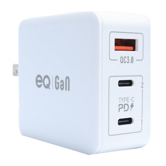 EQ Travel 65W 3 USB Ports Wall Charger (AC065WH)