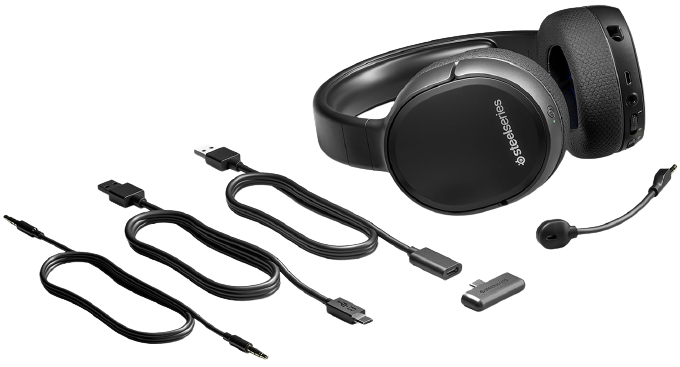 سماعة رأس الالعاب لاسلكية اركتيس 1 لبلايستيشن 5 من ستيل سيريز (61519)