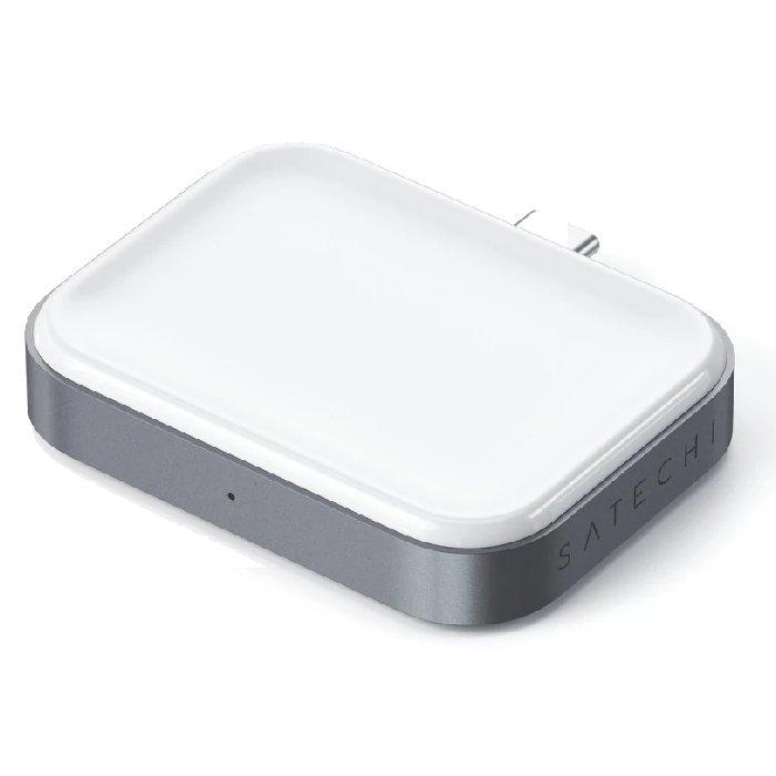 Satechi USB-C Wireless Charging Dock for Airpods  - Space Grey