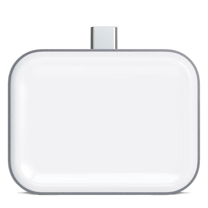 Satechi USB-C Wireless Charging Dock for Airpods  - Space Grey
